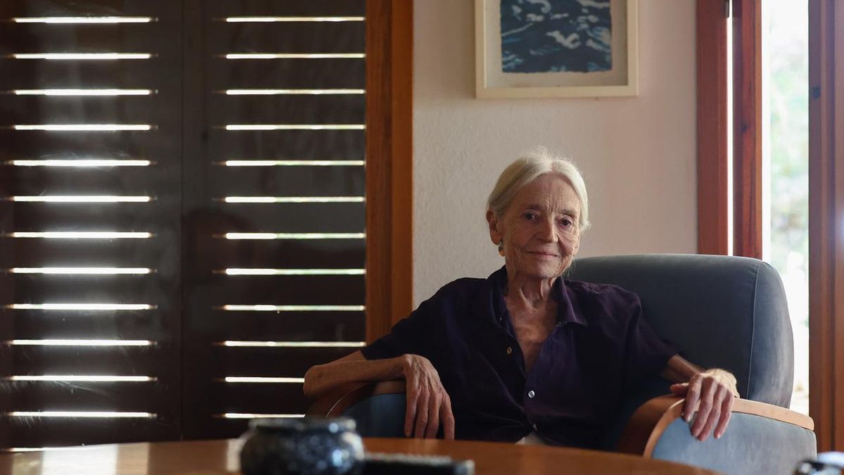 Estella Matutes Juan, antes de comenzar la entrevista con elDiario.es