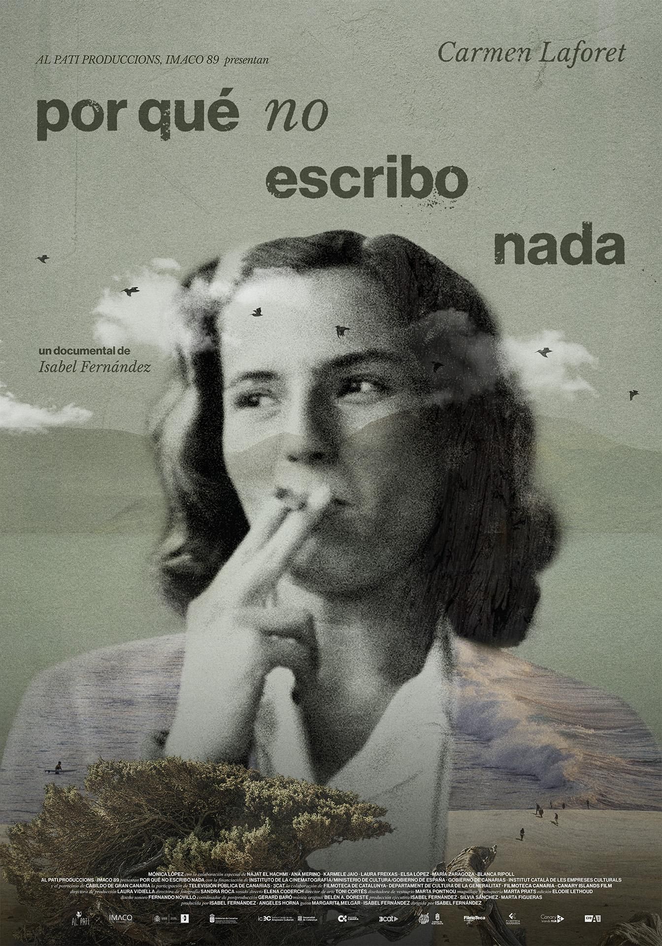 Cartel del documental 'Por qué no escribo nada'.