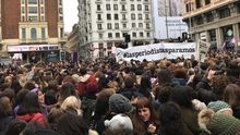 'Las periodistas paramos' en Callao (Juan Luis Sánchez)
