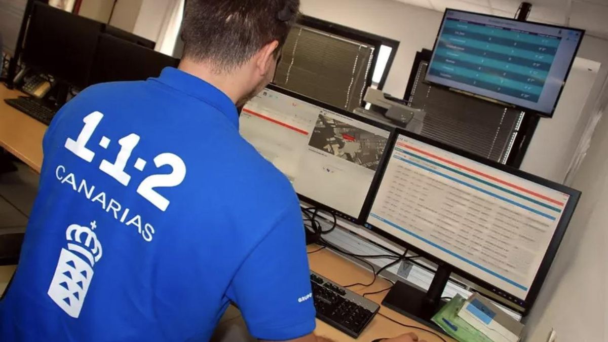 Herido un motorista tras chocar contra un furgón en La Laguna