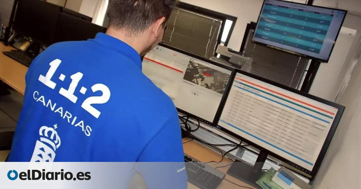 Herido un motorista tras chocar contra un furgón en La Laguna