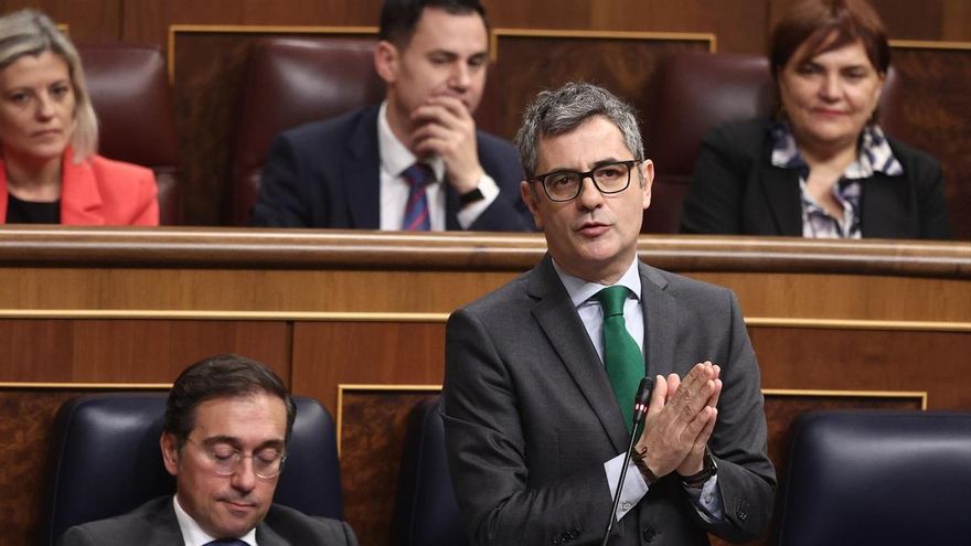 El ministro de la Presidencia, Justicia y Relaciones con las Cortes, Félix Bolaños