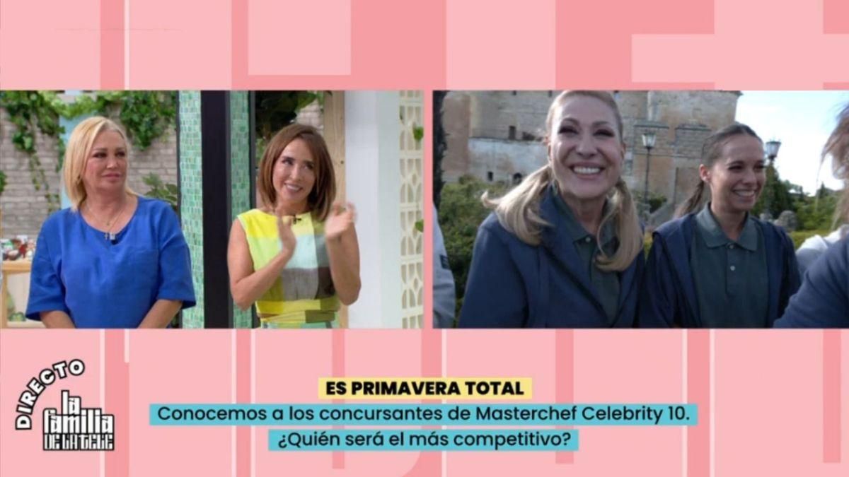 Rosa Benito, en 'La familia de la tele'