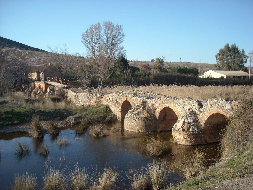 Puente del Molino Carrillo. Siglo II. Malagón (Ciudad Real).