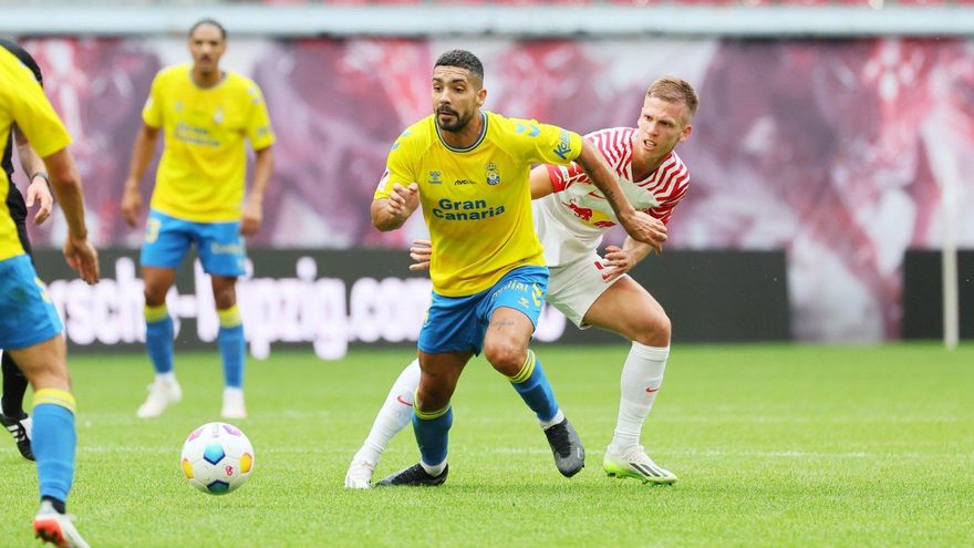 La UD Las Palmas cierra la pretemporada con derrota ante el RB Leipzig