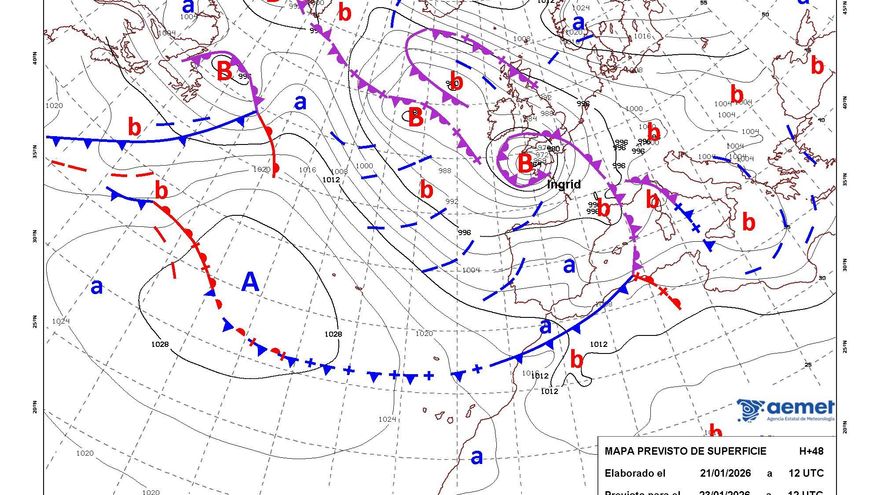 "Nos va a atravesar un frente": la predicción de Aemet para Canarias en las próximas horas