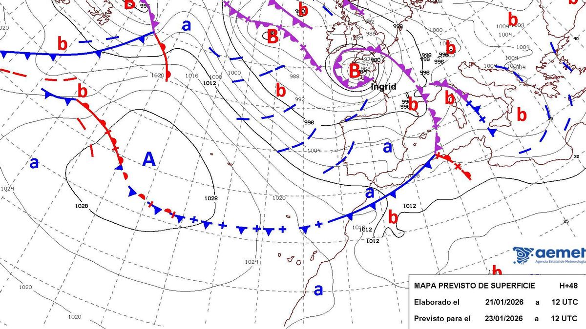 "Nos va a atravesar un frente": la predicción de Aemet para Canarias en las próximas horas