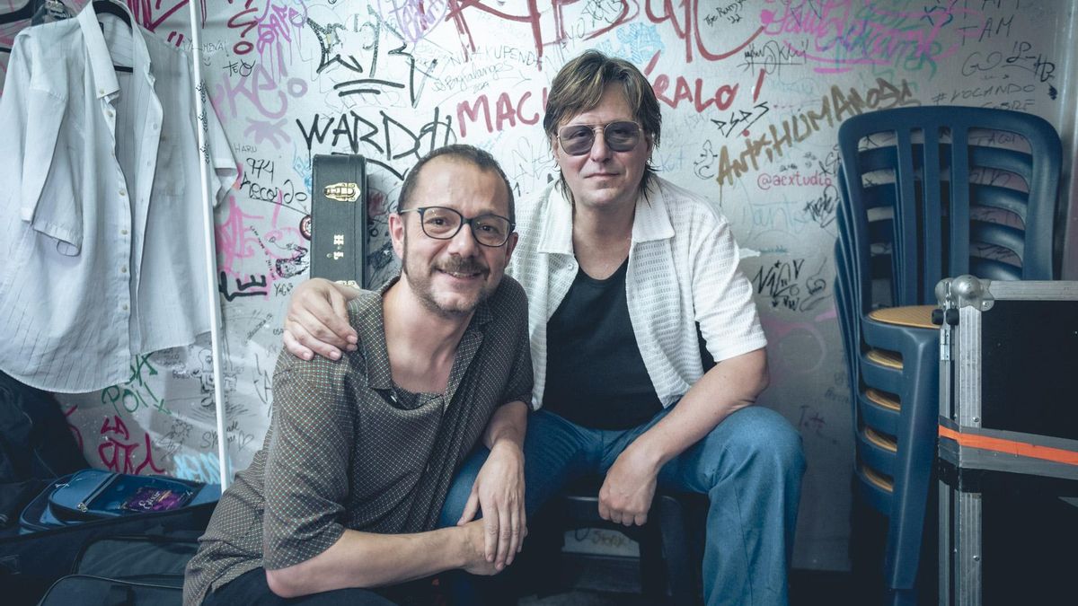 Javier Benito con Nacho Vegas