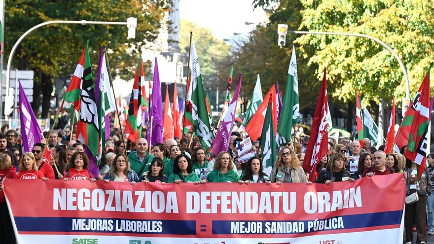 Huelga en Osakidetza para buscar mejoras "para toda la plantilla" después de casi dos décadas sin convenio