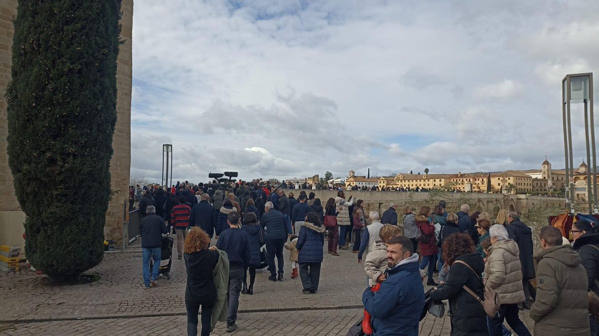 Puente Romano, ya abierto al tránsito peatonal.