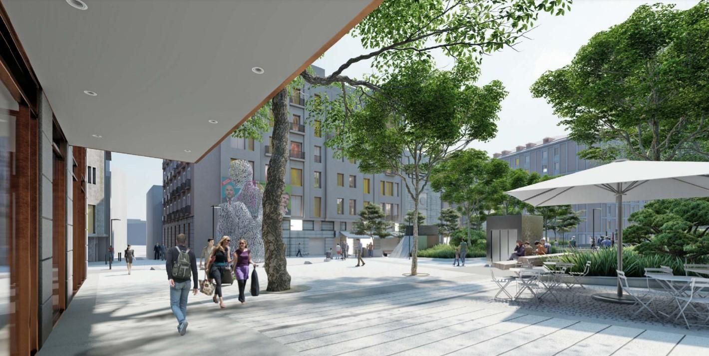 El proyecto de reforma de la Plaza del Carmen de Madrid y su aparcamiento, en imágenes