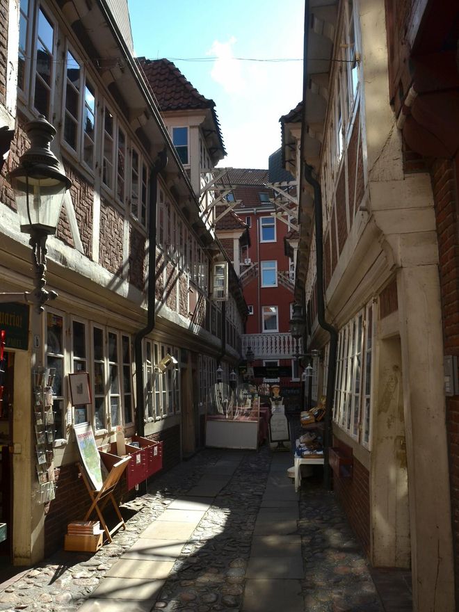 Casas del siglo XVIII en el Callejón Krameramtswohnungen.