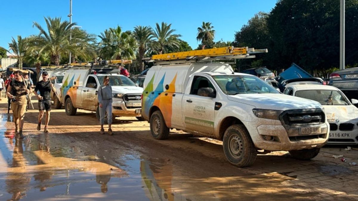 Equips d'Iberdrola desplegats en les zones afectades per la DANA.
