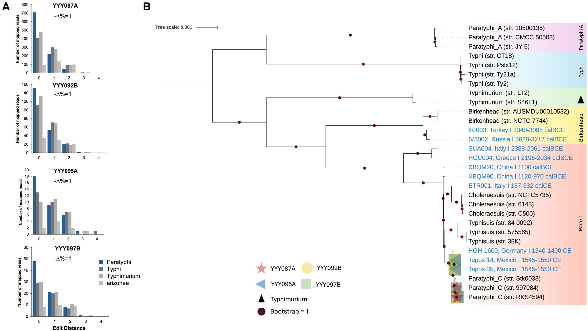 Autenticación de datos de ADNa de S. enterica