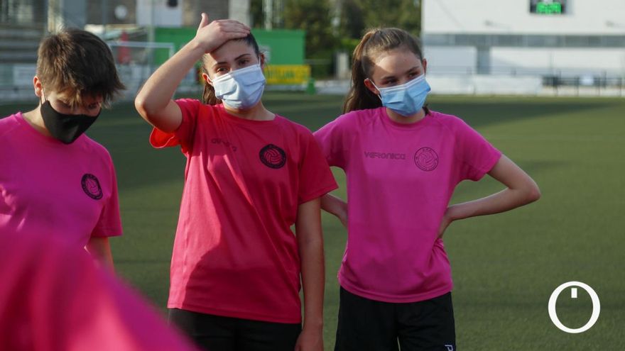Entrenamiento del equipo Paquillo Moreno de Montilla