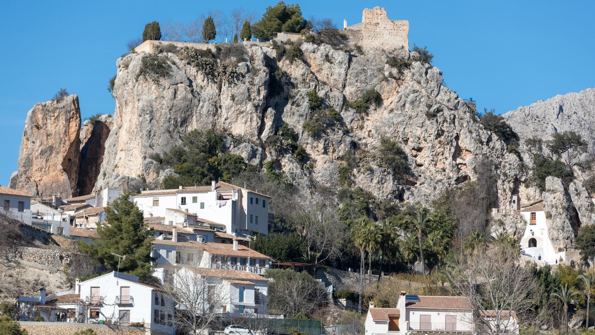 El Castell de Guadalest, Alicante.