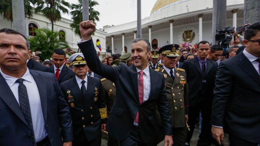 En la imagen, el vicepresidente económico de Venezuela, Tarek El Aissami.