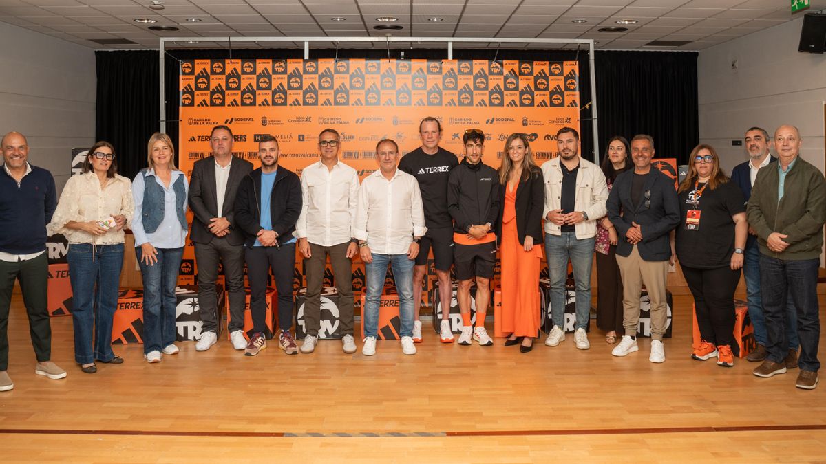 Presentación de  la Transvulcania Adidas Terrex  2025.
