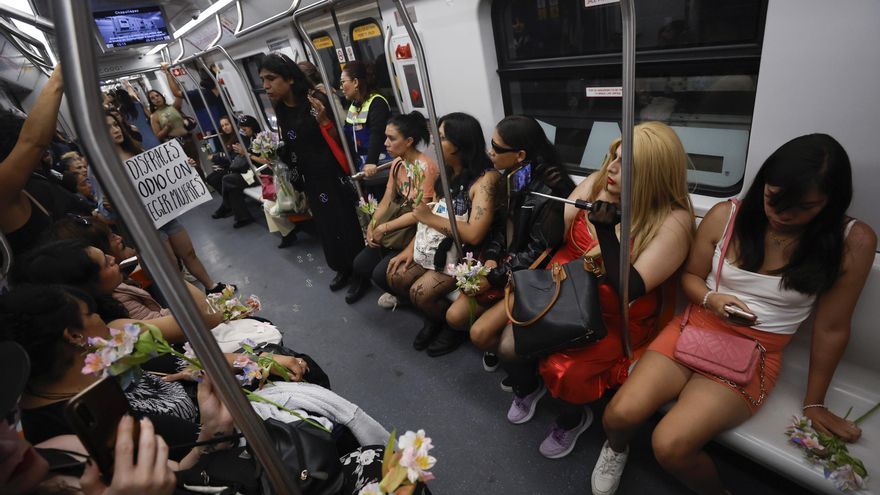 “No somos un peligro”, exclaman personas trans en el metro de la Ciudad de México