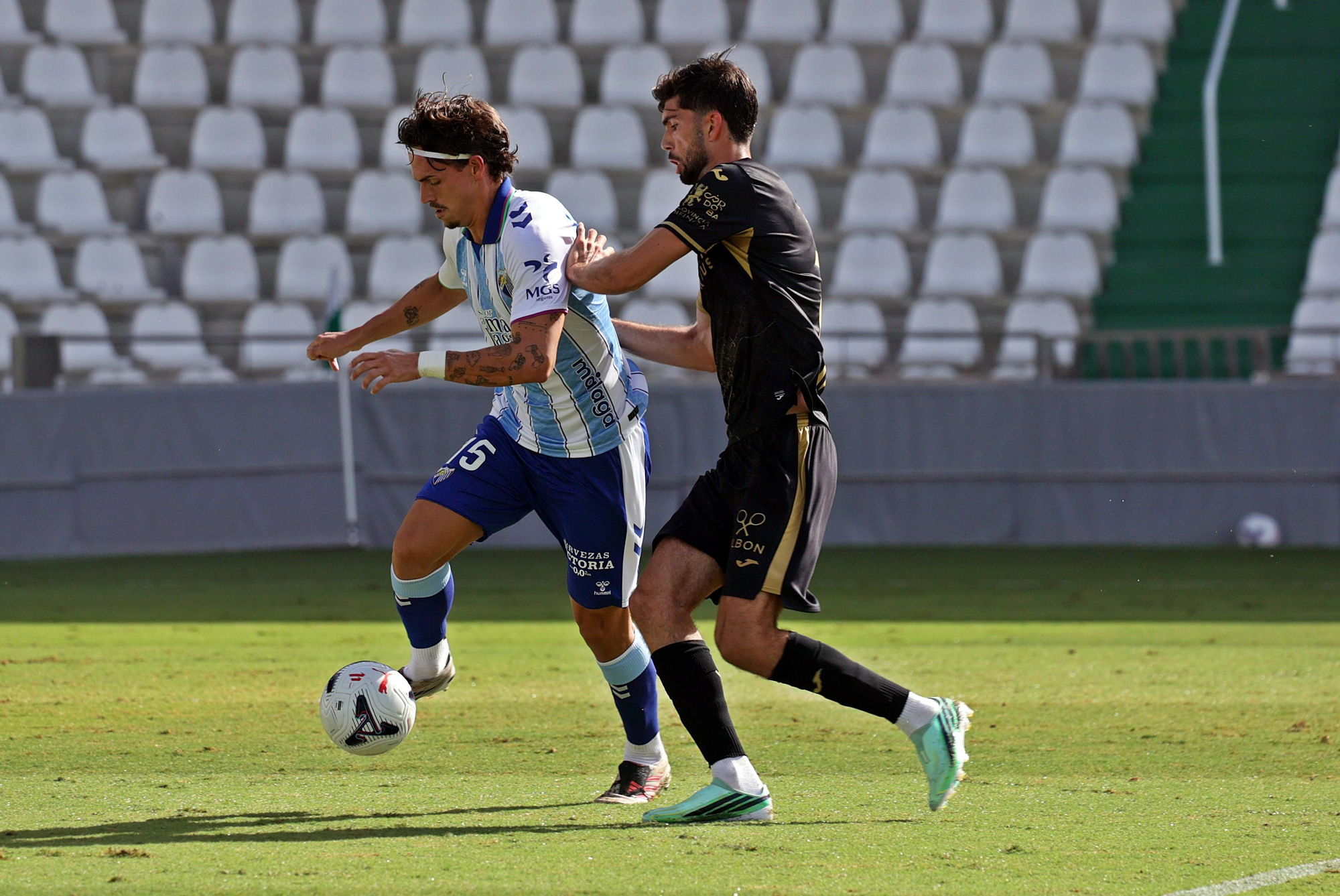 Entrenamiento conjunto entre Córdoba CF y Málaga CF