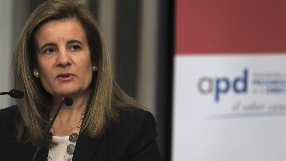 La ministra de Empleo, Fátima Báñez. EFE