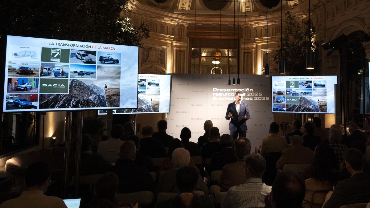 Laurent Sangenes, durante la presentación de resultados de Dacia en España.