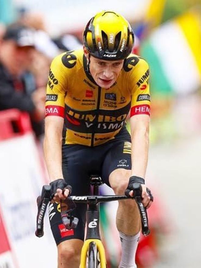 El ciclista danés Jonas Vingegaard, durante La Vuelta a España.