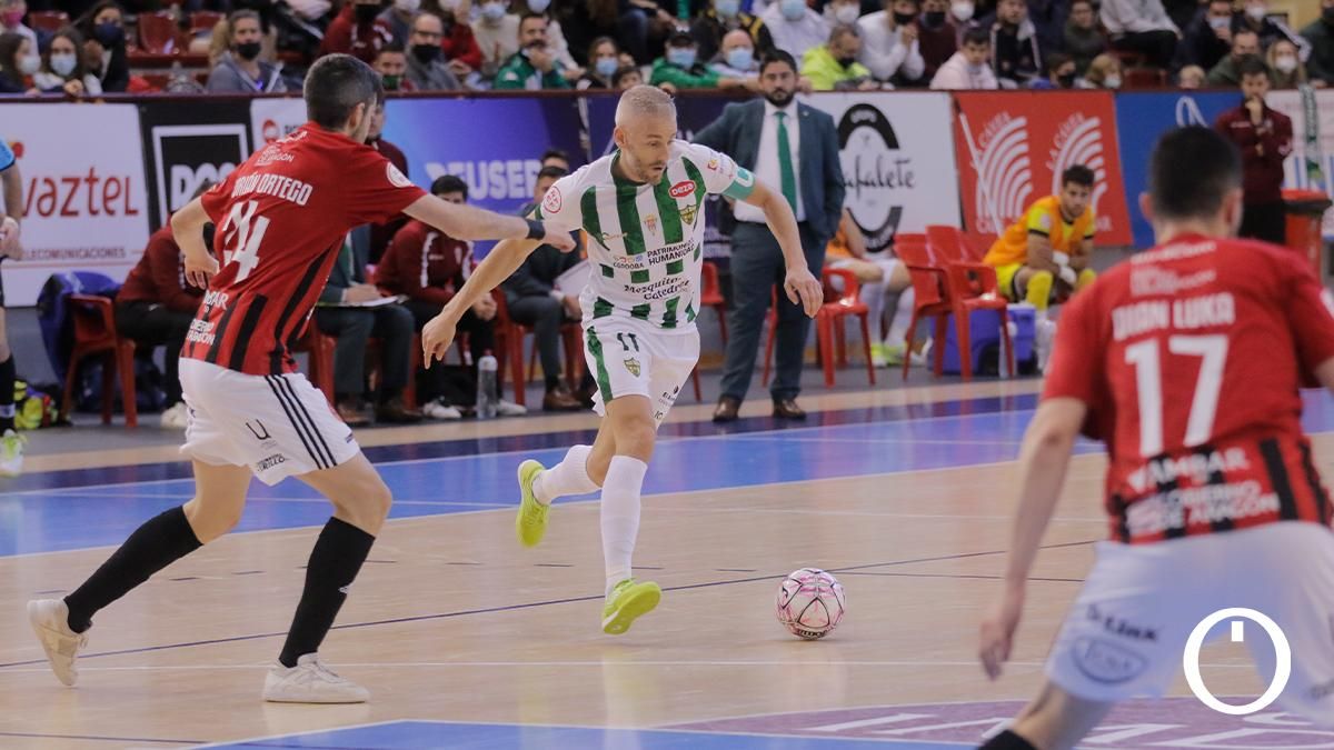 Partido disputado entre el Córdoba Patrimonio y el Fútbol Emotion Zaragoza