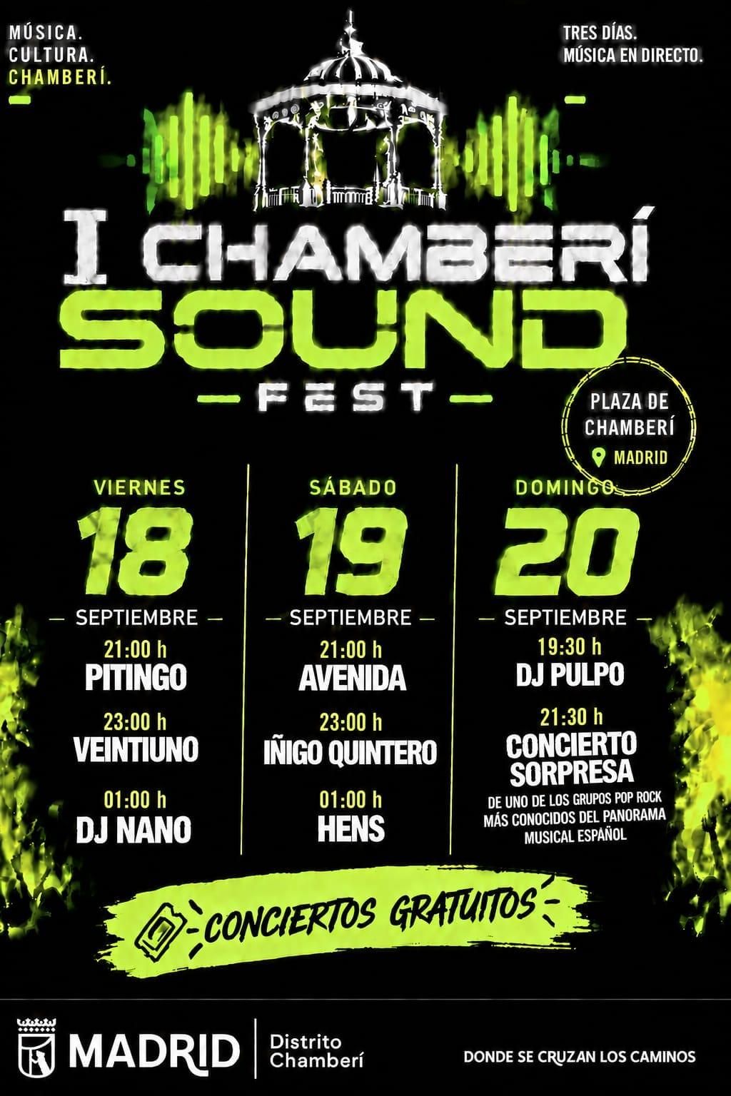 Cartel del Chamberí Sound Fest 2026
