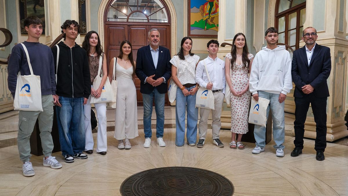 Alumnado con mejores notas PAU 2025.