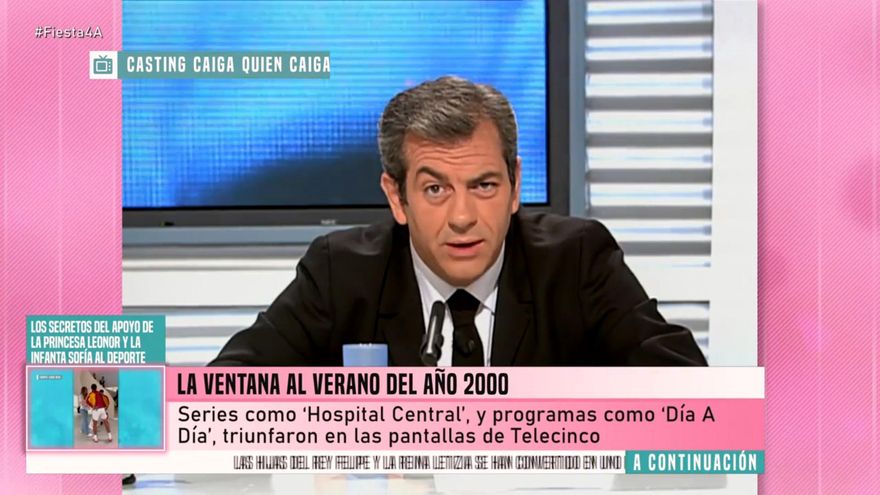 'Fiesta' desvela y muestra el casting que hizo Carlos Sobera para presentar 'Caiga Quien Caiga'
