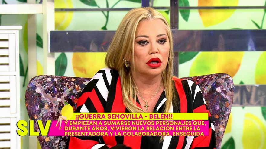 Belén Esteban se corta al mencionar a Paz Padilla en 'Sálvame': "No quiero hablar porque me regañan"