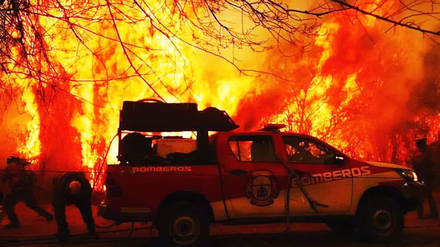 Córdoba: controlaron el incendio en Valle de Punilla, pero se mantiene el alerta de riesgo extremo