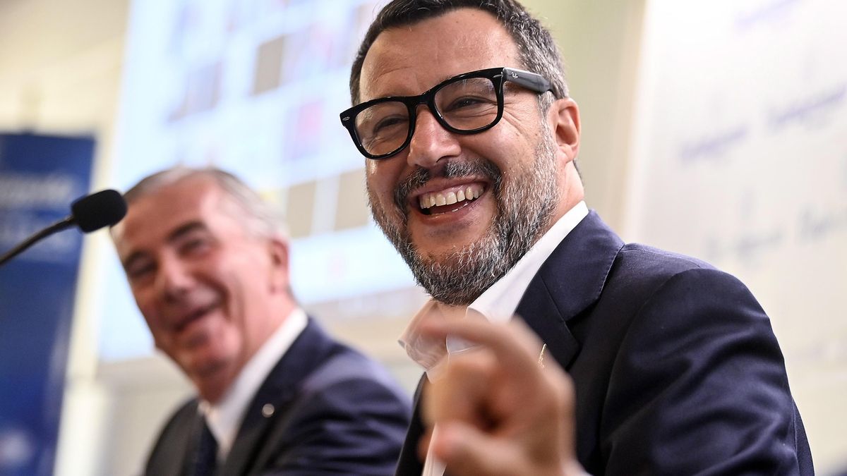 El vicepresidente del Gobierno italiano y líder de La Liga, Matteo Salvini. EFE/EPA/RICCARDO ANTIMIANI
