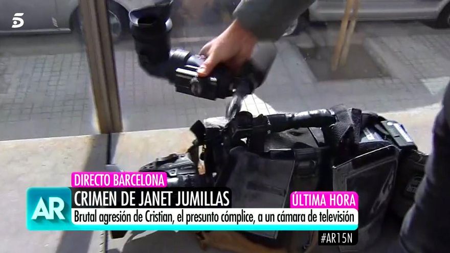 La cámara del trabajador agredido