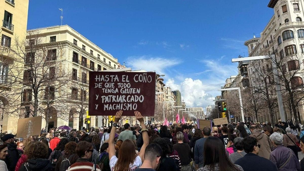 Manifestación del 8M en Zaragoza
