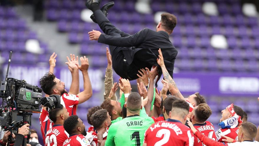 Ángel Correa y Luis Suárez le dieron el título al Atlético de Madrid de Diego Simeone