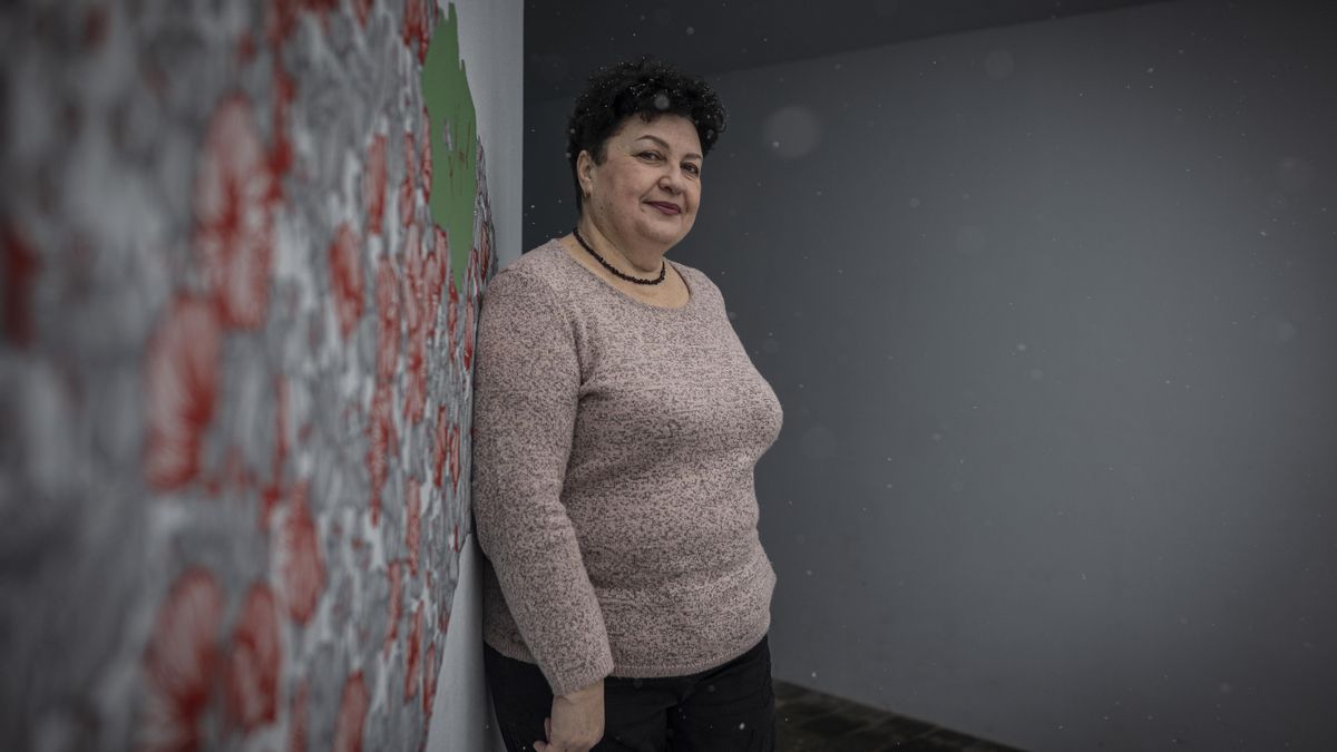 Olga Neplubeya, profesora de español y alamán en el Liceo 17 de Jarkov.