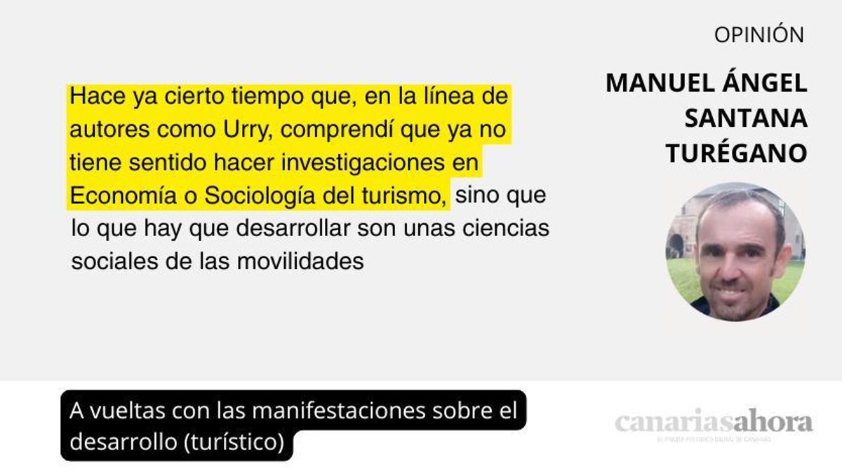 A vueltas con las manifestaciones sobre el desarrollo (turístico)