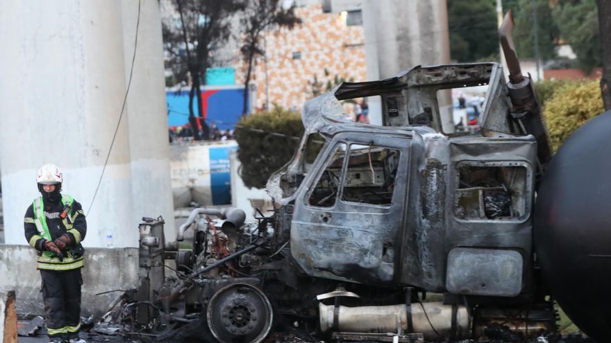 Ciudad de México indaga exceso de velocidad como causa de explosión de camión de gas