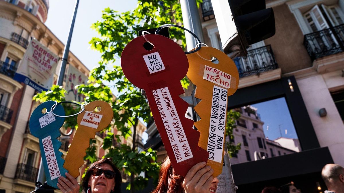Protesta por la prórroga del alquiler