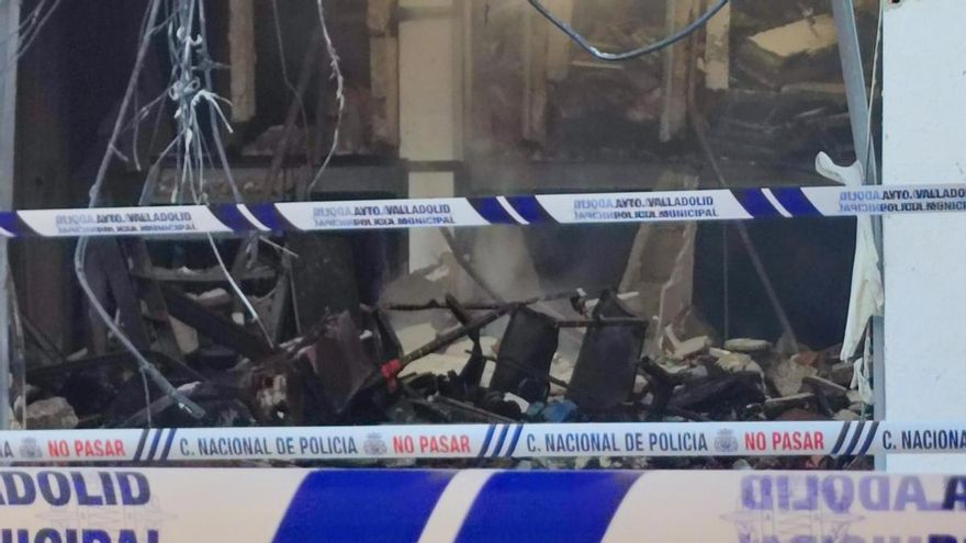 Los trabajos para asegurar el edificio afectado por la explosión en Valladolid se alargarán durante una semana