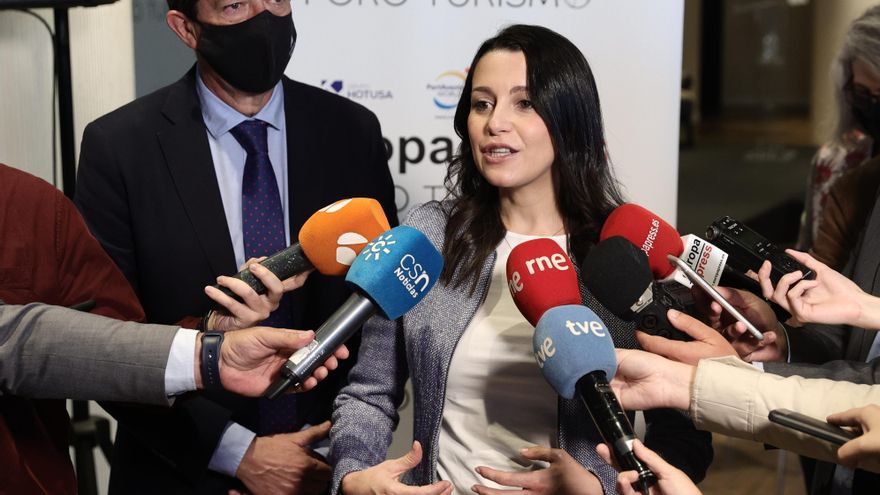 La líder de Cs, Inés Arrimadas.