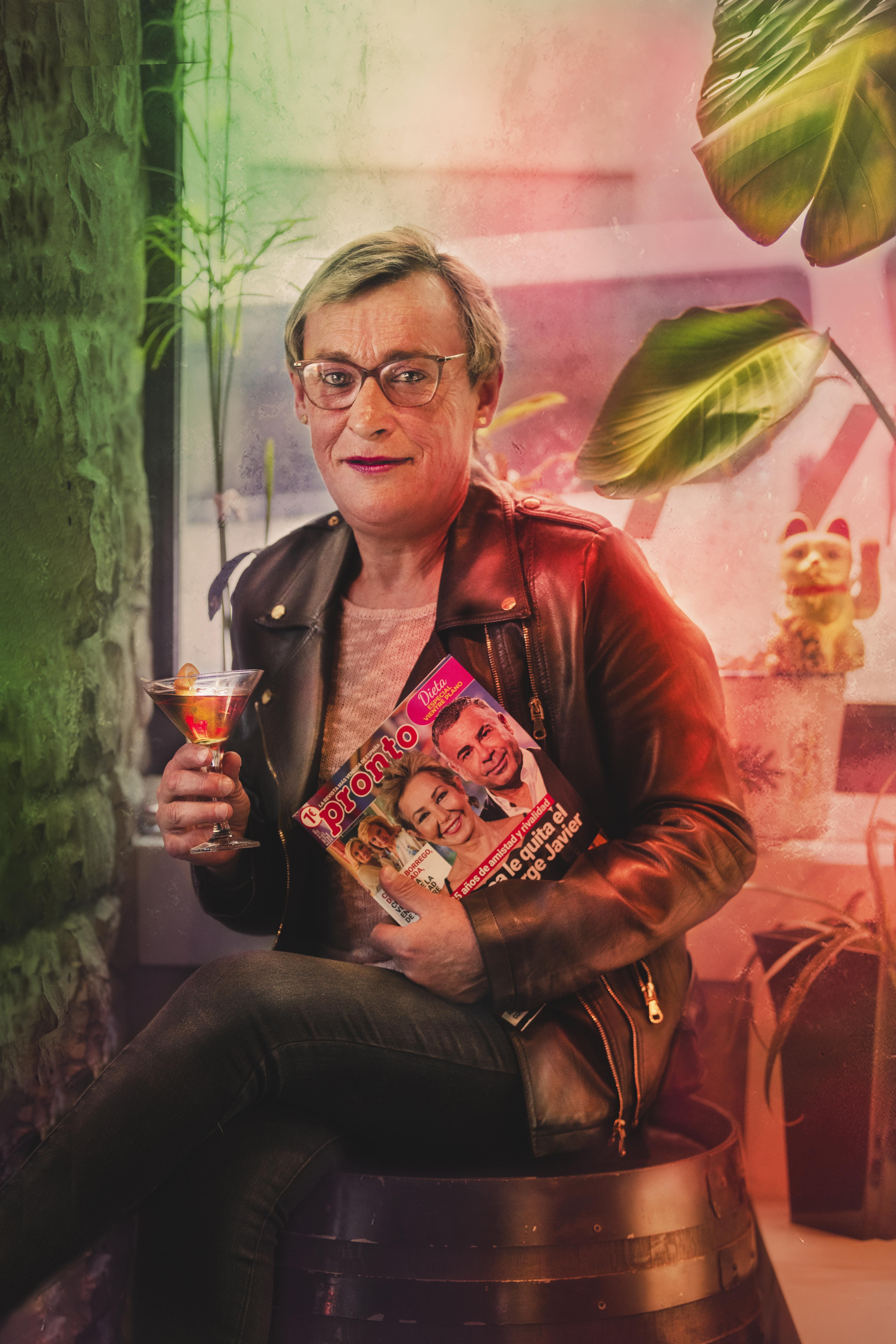 Belen Monje en el Restaurante La Viña