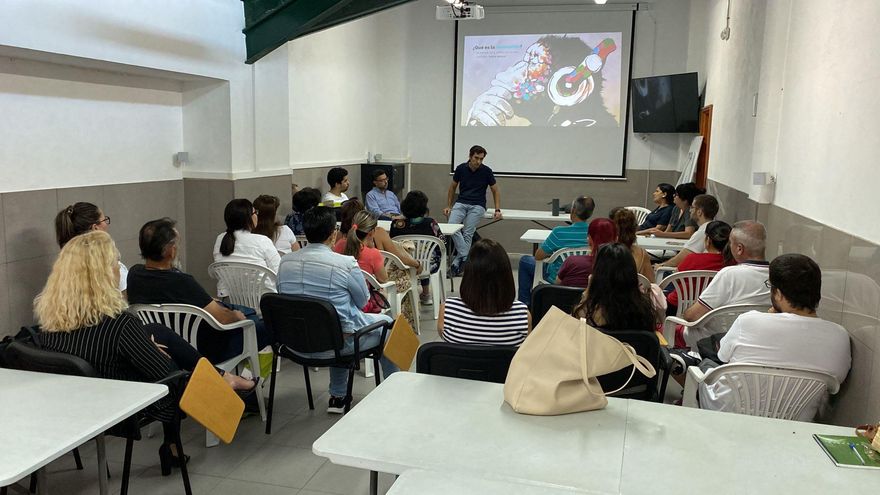 Uno de los talleres desarrollados en La Palma.