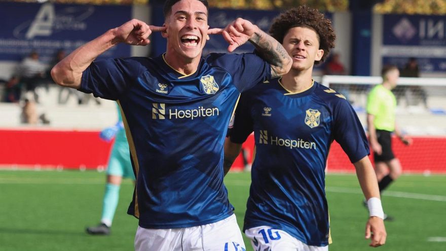 El Tenerife B vuelve a protagonizar la única alegría canaria en Segunda Federación