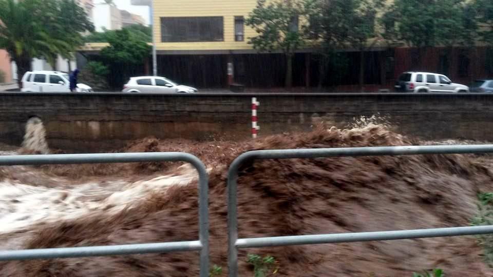 Inundaciones en Tenerife.