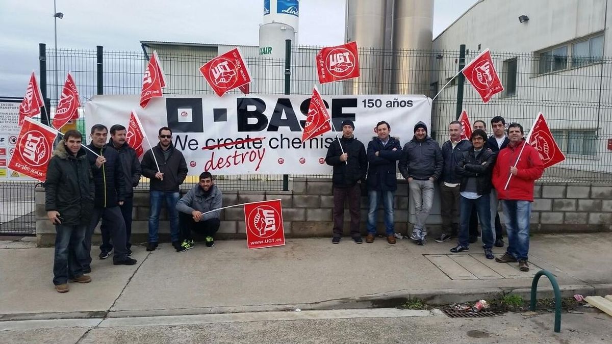 Los trabajadores de Basf Tudela inician una huelga indefinida para demandar "garantías de futuro"