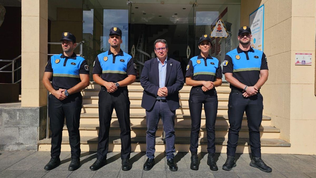 Cuatro nuevos agentes se incorporan a la plantilla de la Policía Local de Puerto del Rosario