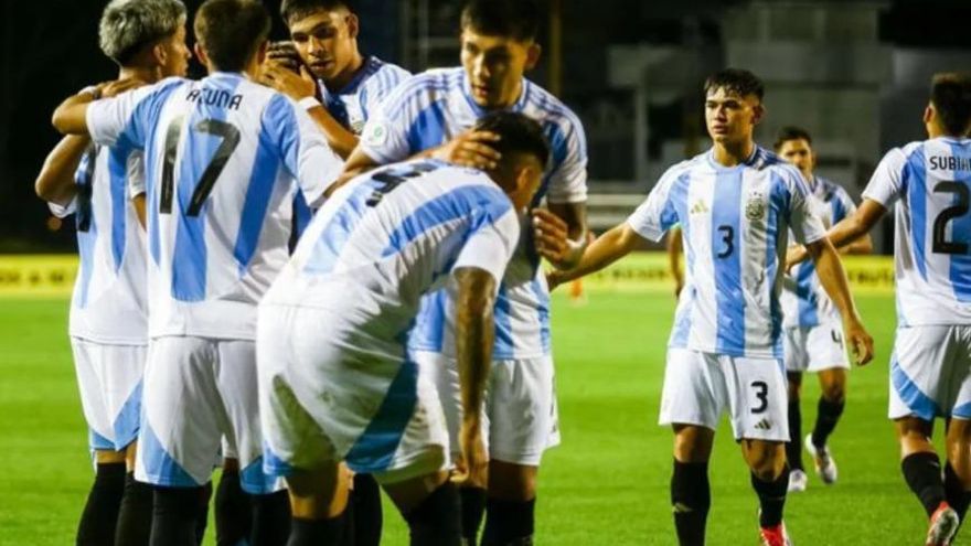 Argentina aplastó a Brasil 6-0 en su debut del Sudamericano Sub 20